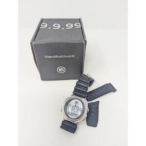 VTG 1999 MTV VideoMusic Awards Watch Stopwatch 9.9.99 Needs New Band + Batteries